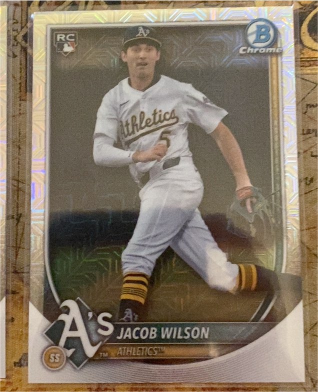 2025 Bowman Chrome #9 Jacob Wilson — front