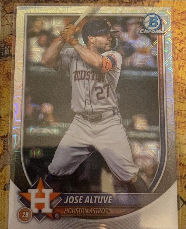 2025 Bowman Chrome #63 Jose Altuve — front