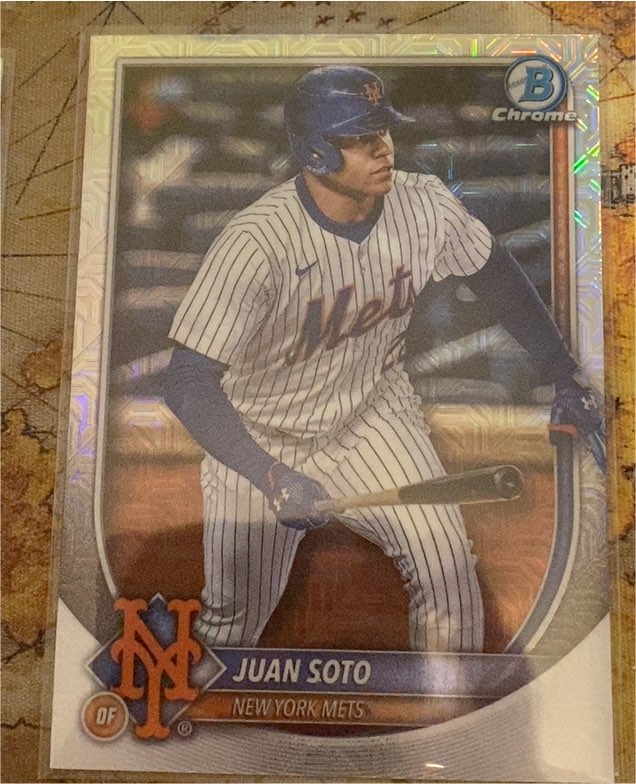 2025 Bowman Chrome #22 Juan Soto — front