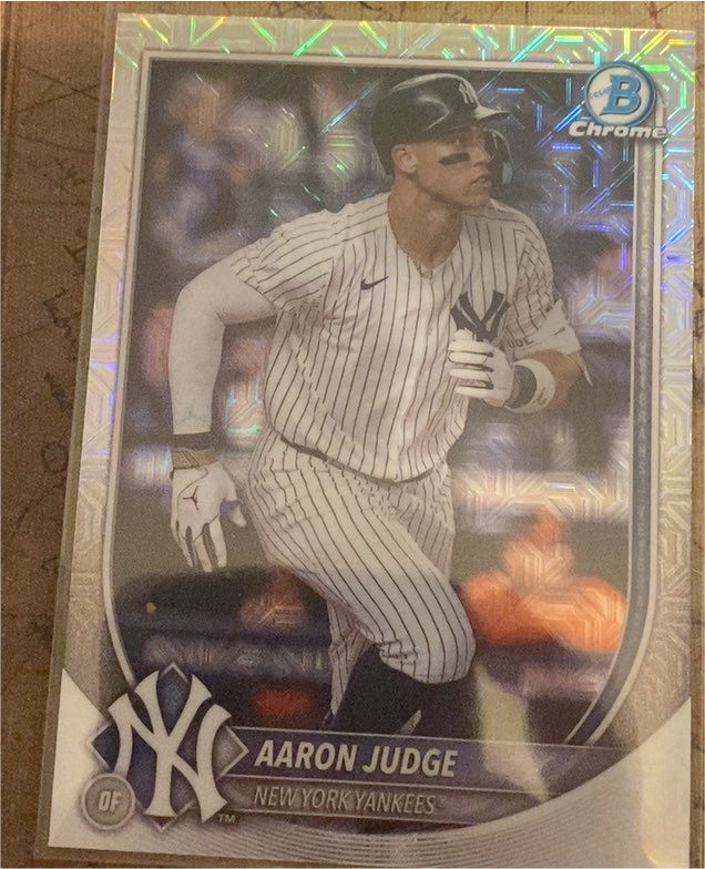 2025 Bowman Chrome #99 Aaron Judge — front