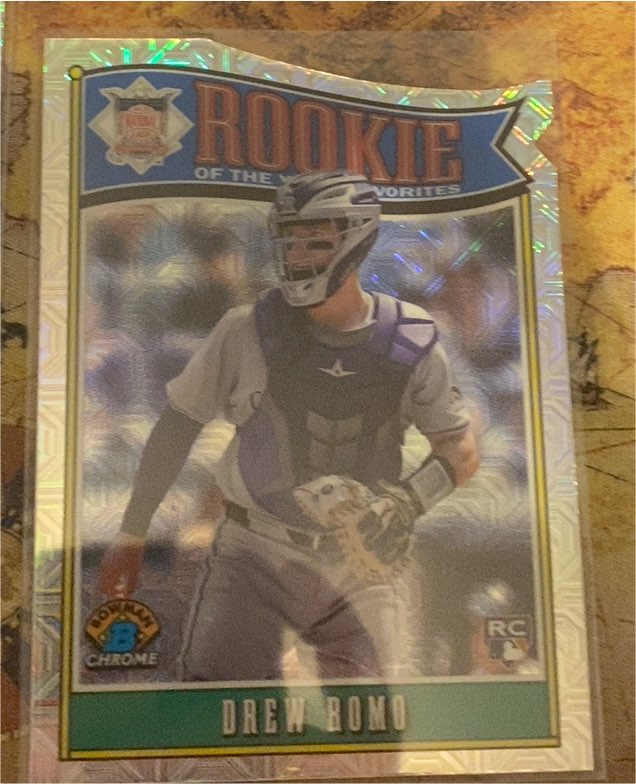 2025 Bowman Chrome #ROY-9 Drew Romo Rookie of the Year Favorites — front
