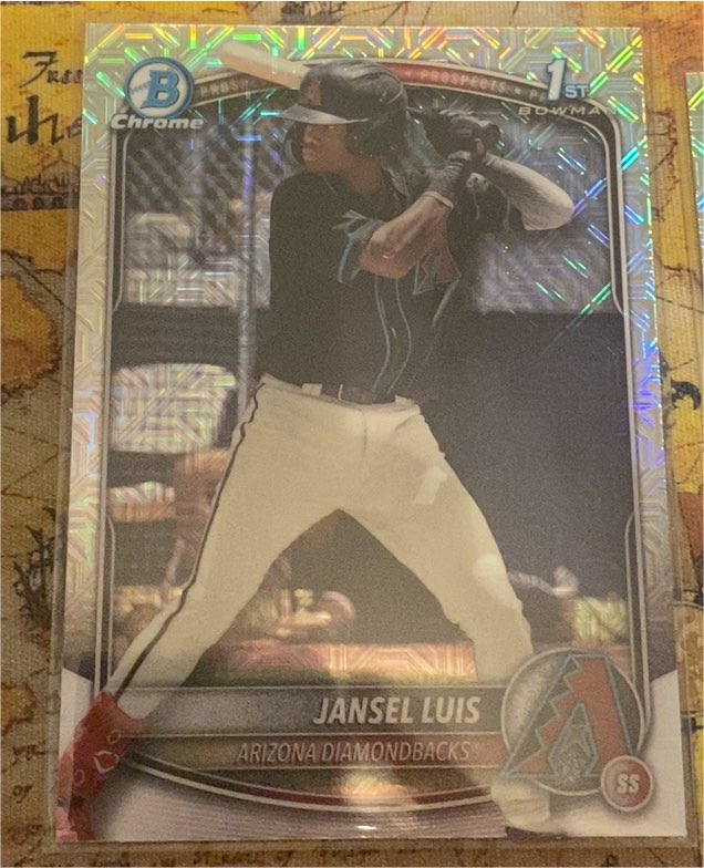 2025 Bowman Chrome #BCP-84 Jansel Luis — front