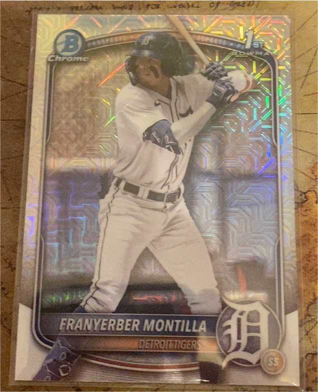 2025 Bowman Chrome #BCP-5 Franyerber Montilla — front