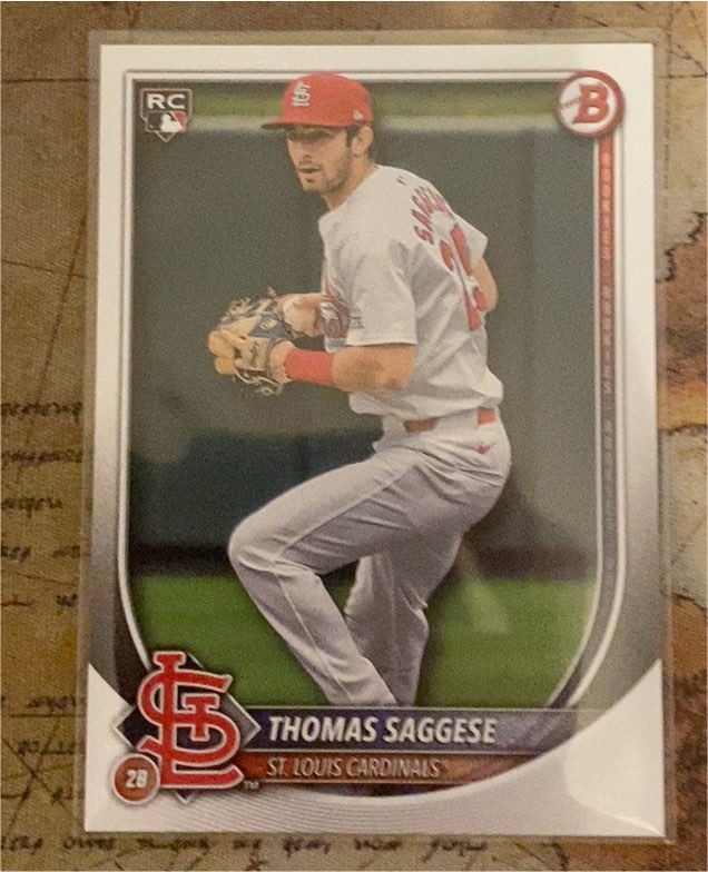 2025 Bowman #57 Thomas Saggese — front