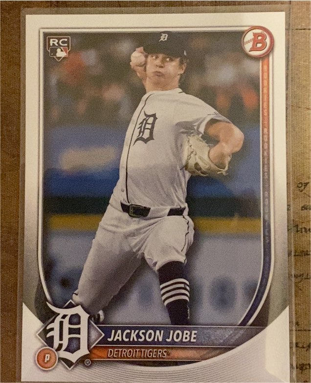 2025 Bowman #50 Jackson Jobe — front