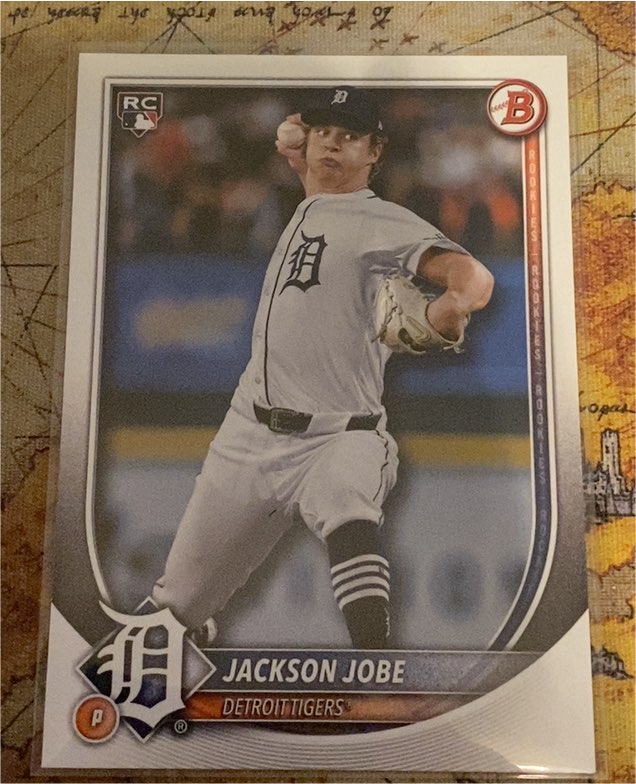 2025 Bowman #50 Jackson Jobe — front