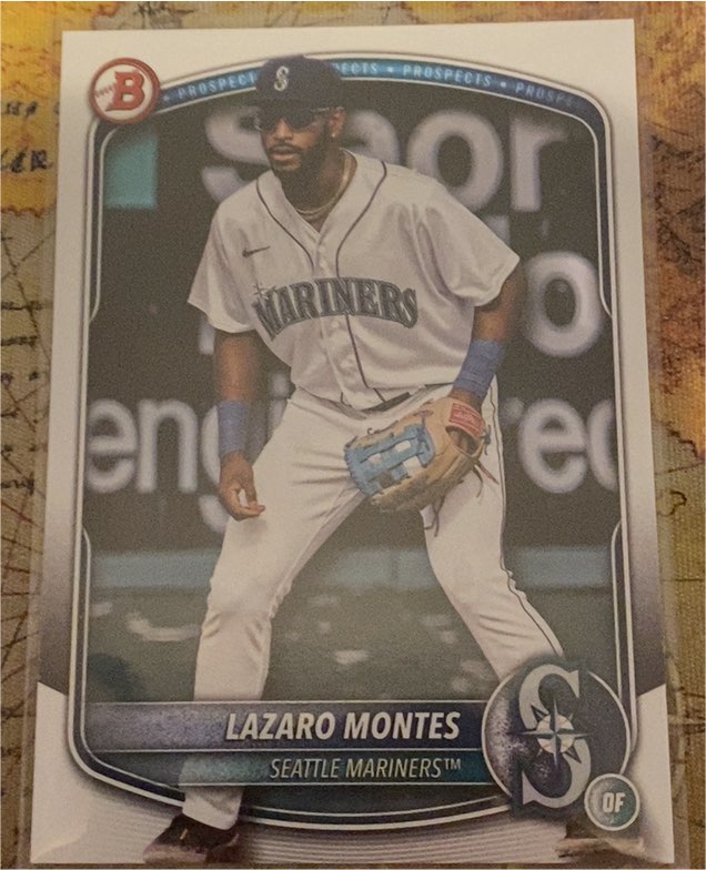 2025 Bowman Prospects #BP-23 Lazaro Montes — front