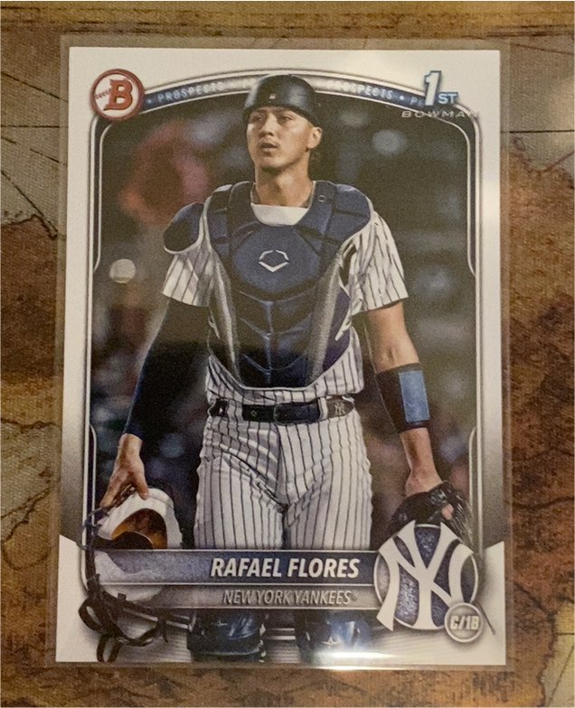 2025 Bowman #BP-34 Rafael Flores 1st Bowman — front