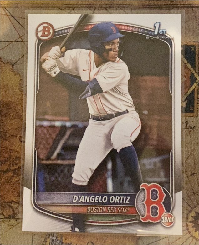 2025 Bowman #BP-61 D'Angelo Ortiz — front