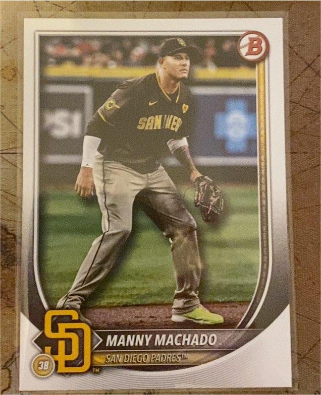 2025 Bowman #26 Manny Machado — front