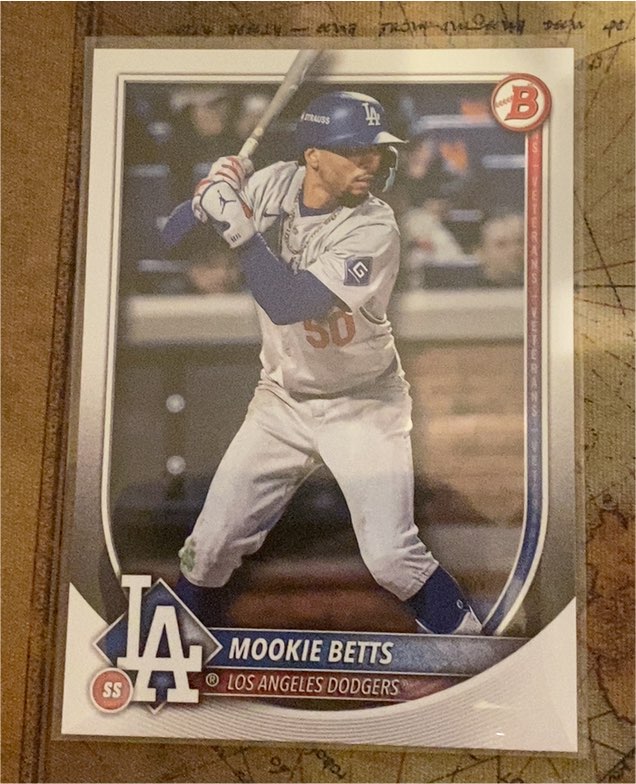 2025 Bowman #16 Mookie Betts — front