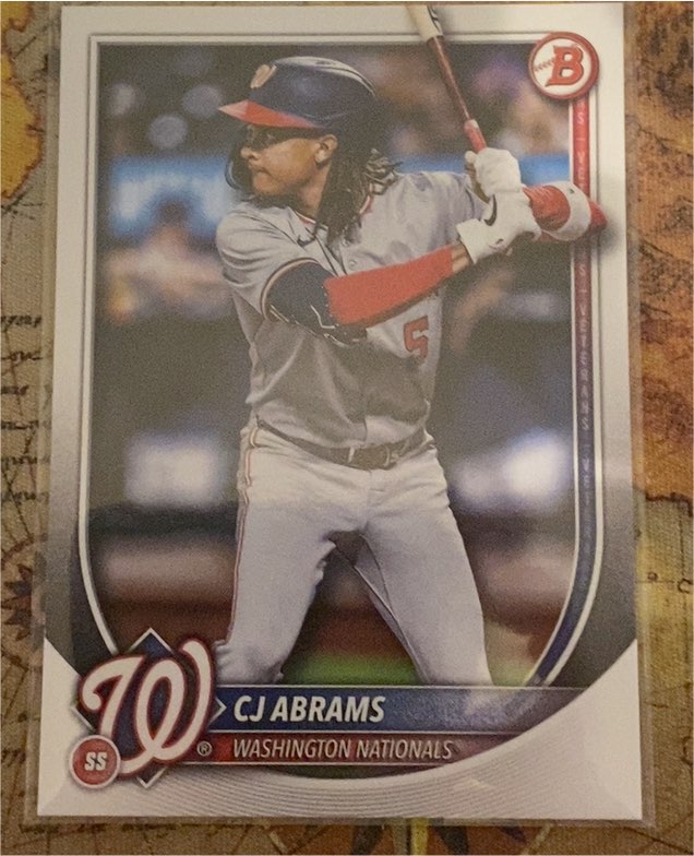 2025 Bowman #49 CJ Abrams — front