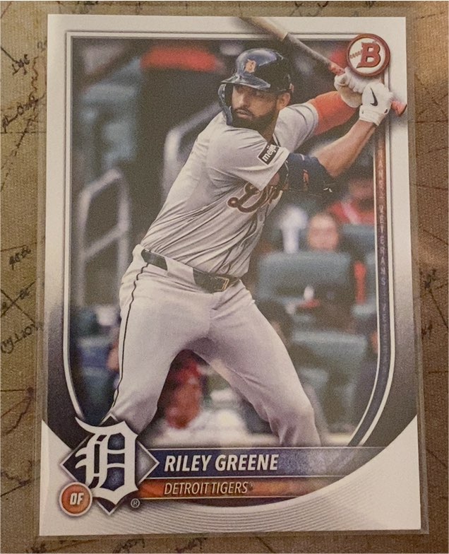 2025 Bowman #58 Riley Greene — front