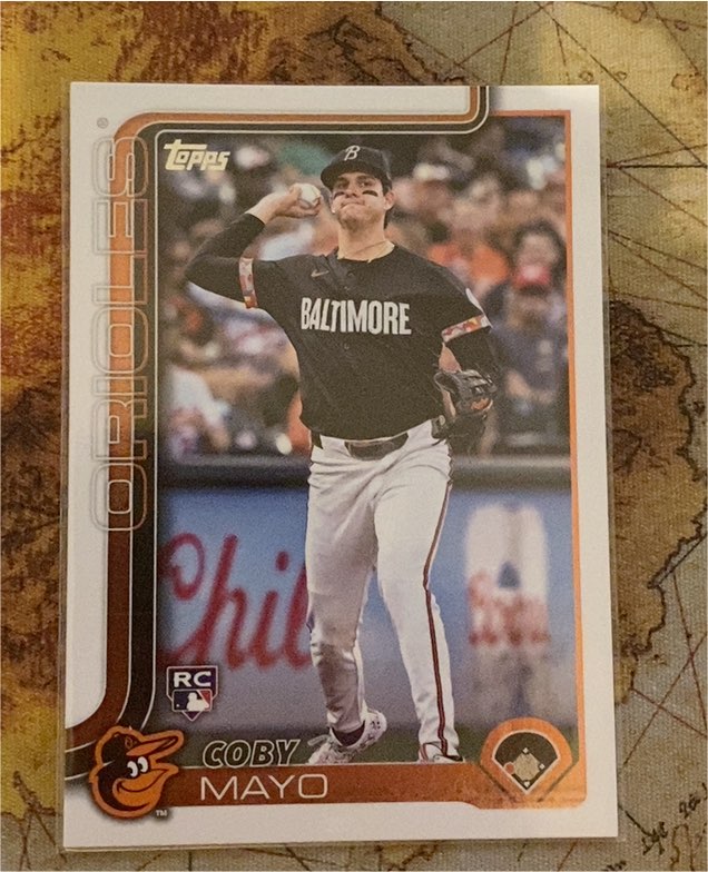 2025 Topps Series 1 #20 Coby Mayo — front