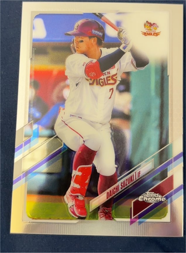 2021 Topps Chrome NPB #161 Daichi Suzuki — front