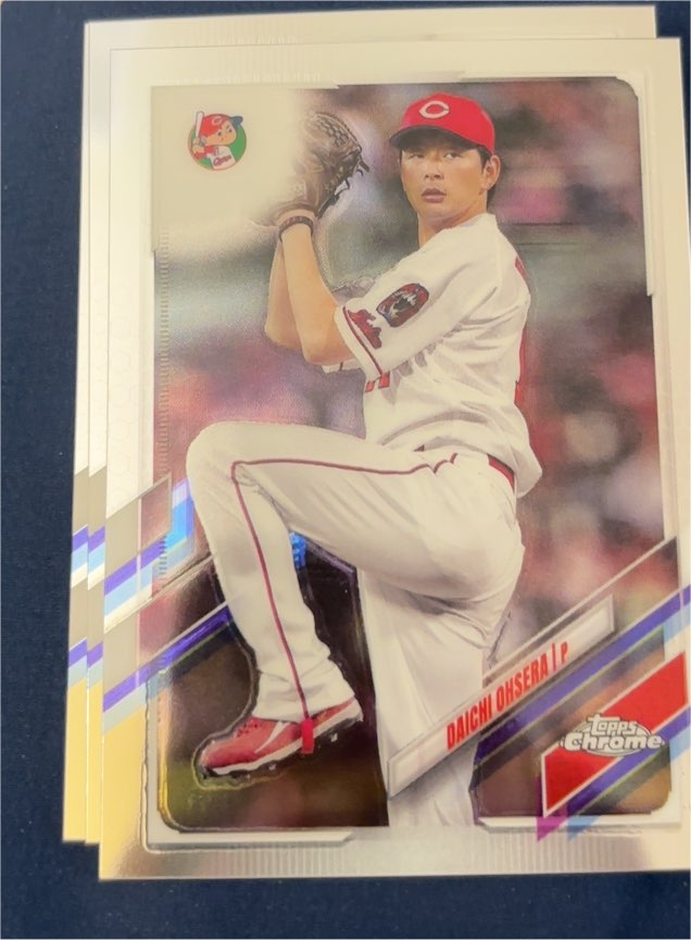 2021 Topps Chrome NPB #50 Daichi Ohsera — front