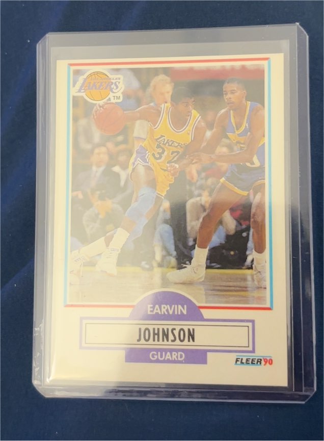 1990 Fleer #93 Earvin Johnson — front