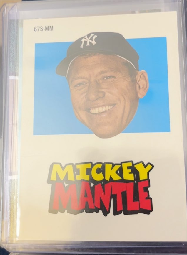 2012 Topps Archives #67S-MM Mickey Mantle — front