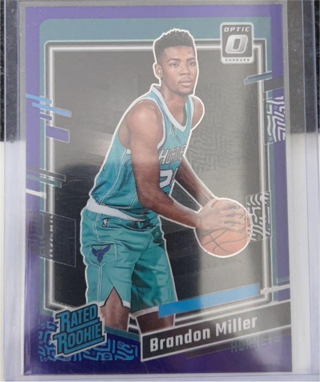2023-24 Donruss Optic #219 Brandon Miller Rated Rookie — front