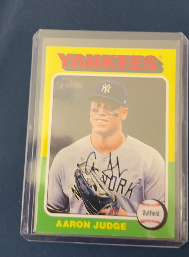 2024 Topps Heritage #112 Aaron Judge — front