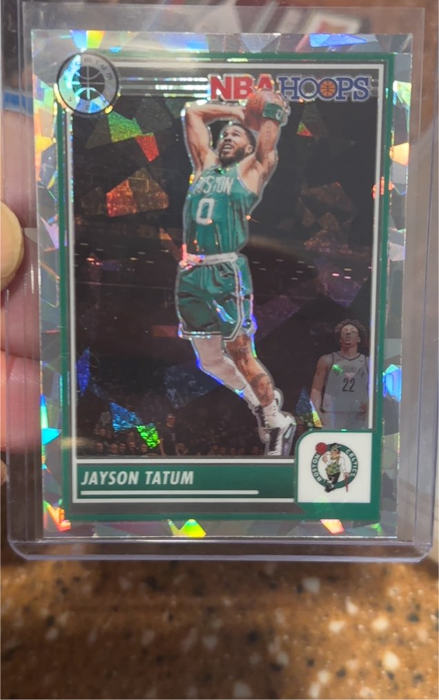 2023-24 Panini NBA Hoops Premium Stock #265 Jayson Tatum — front