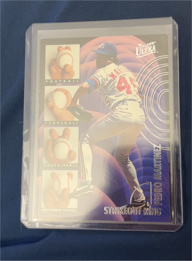 1995 Fleer Ultra Strikeout King #5 Pedro Martinez — front