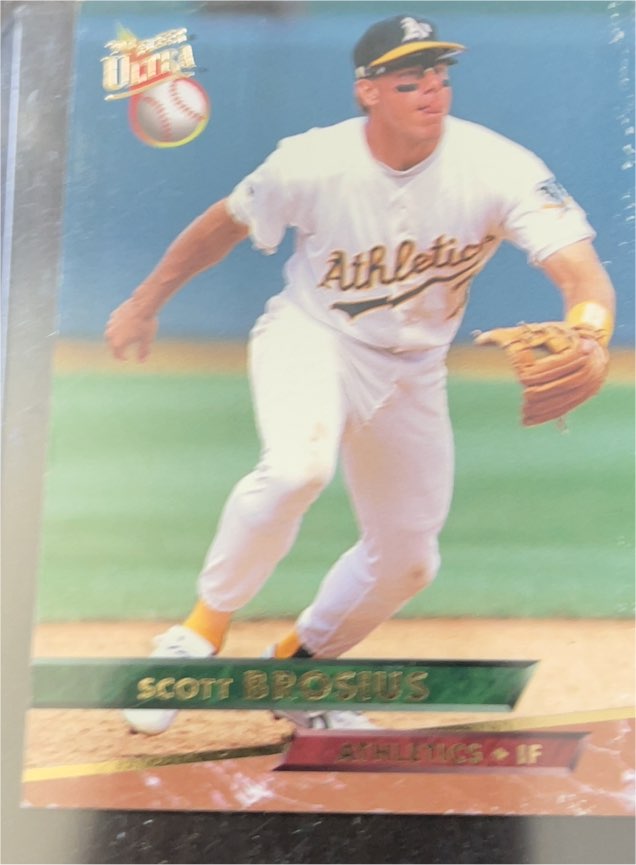 1993 Fleer Ultra #603 Scott Brosius — front