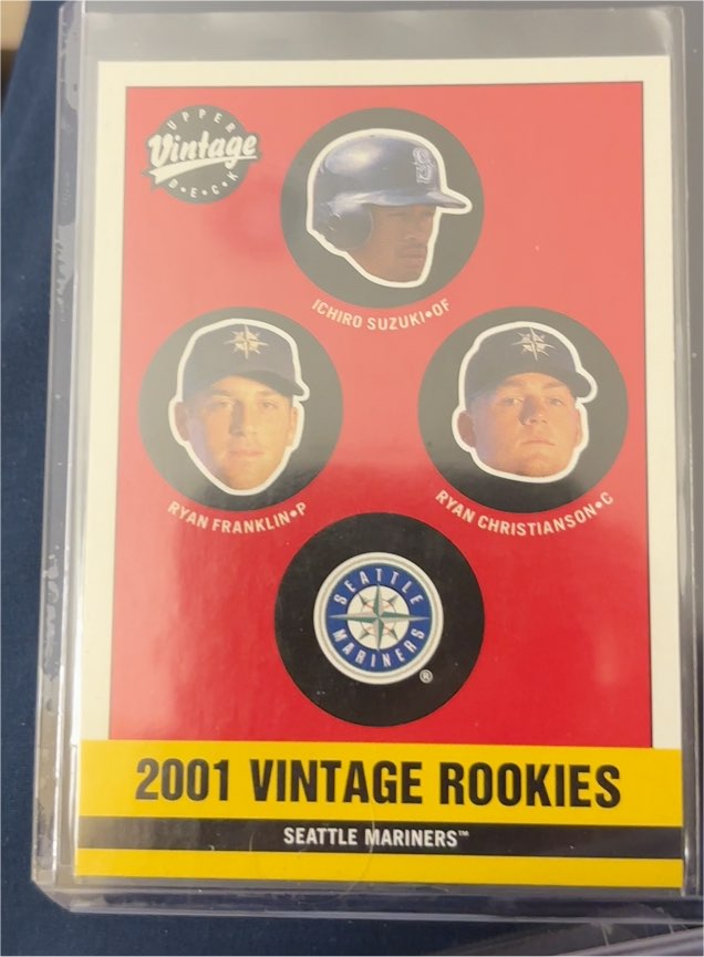 2001 Upper Deck Vintage #346 Ichiro Suzuki — front