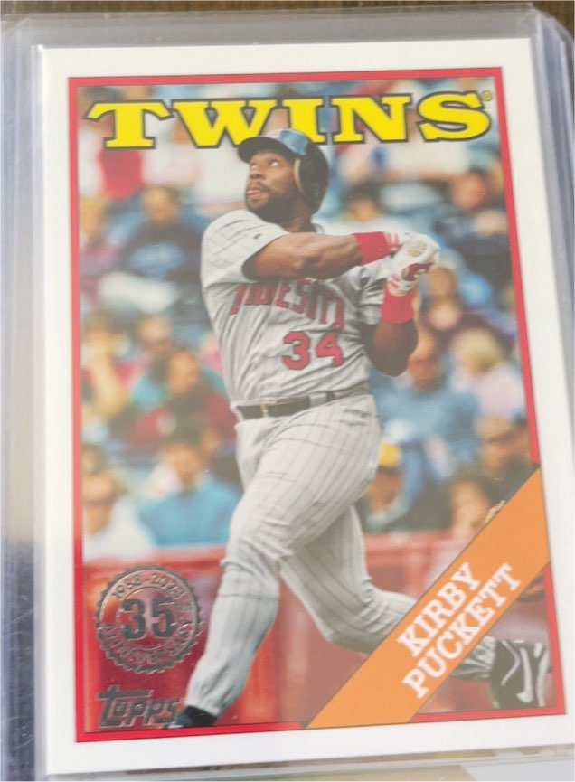 2023 Topps 1988 Baseball 35th Anniversary #2T88-23 Kirby Puckett — front