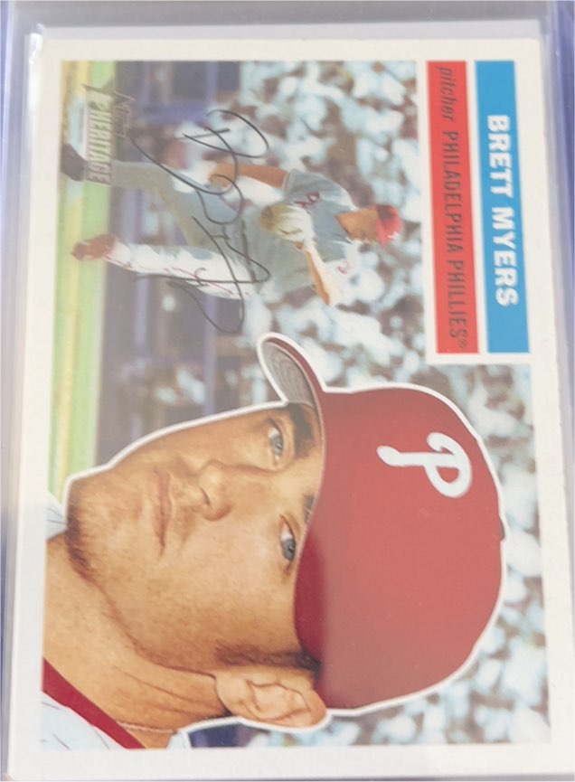 2005 Topps Heritage #180 Brett Myers — front