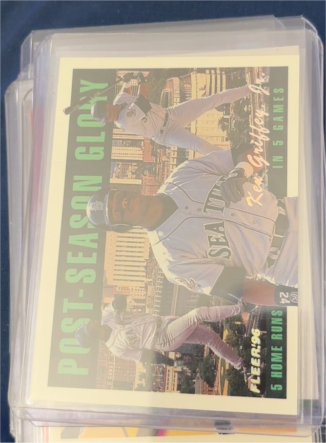 1996 Fleer #2 Ken Griffey Jr. Post-Season Glory — front