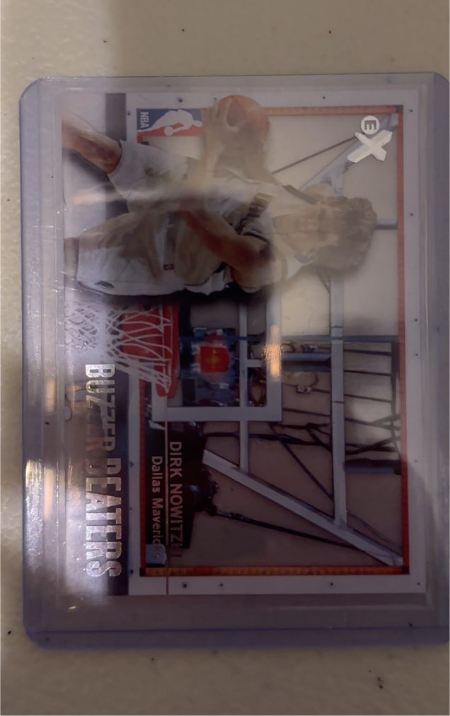 2003 Fleer E-X Buzzer Beaters Dirk Nowitzki — front