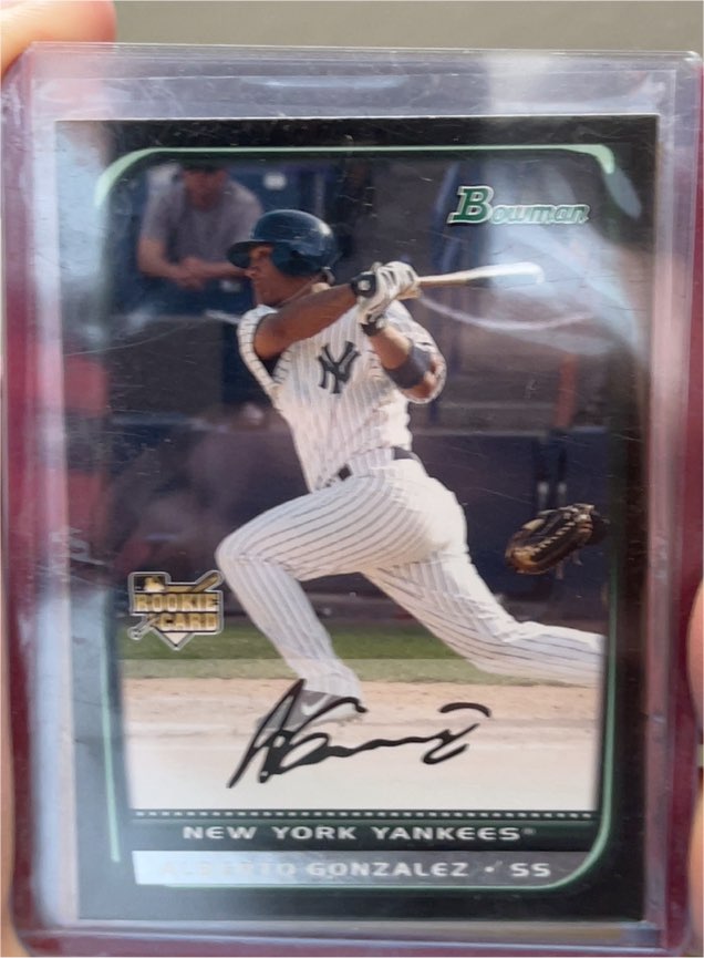 2008 Bowman #219 Alberto Gonzalez — front