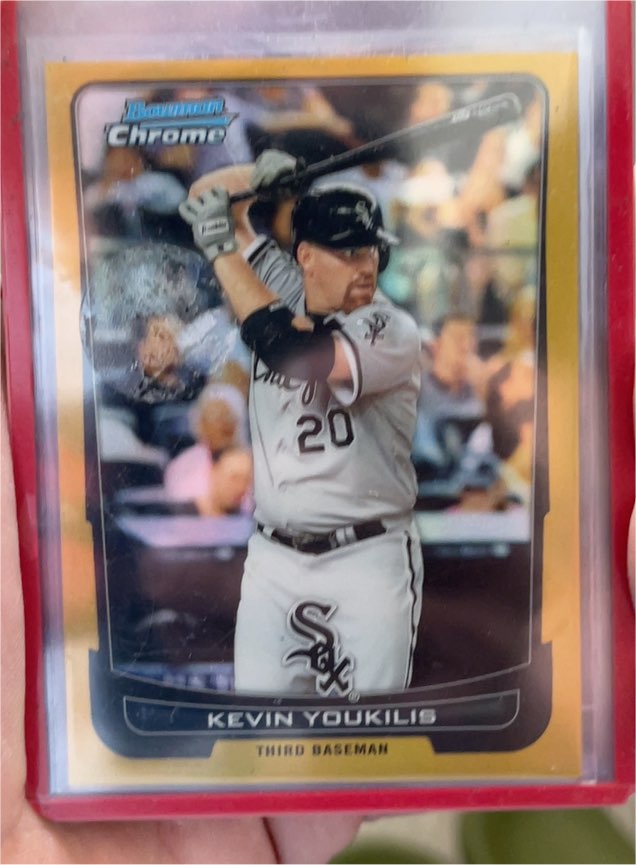 2012 Bowman Chrome #72 Kevin Youkilis — front