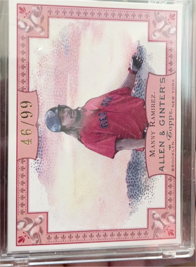 2006 Topps Allen & Ginter #46/99 Manny Ramirez — front