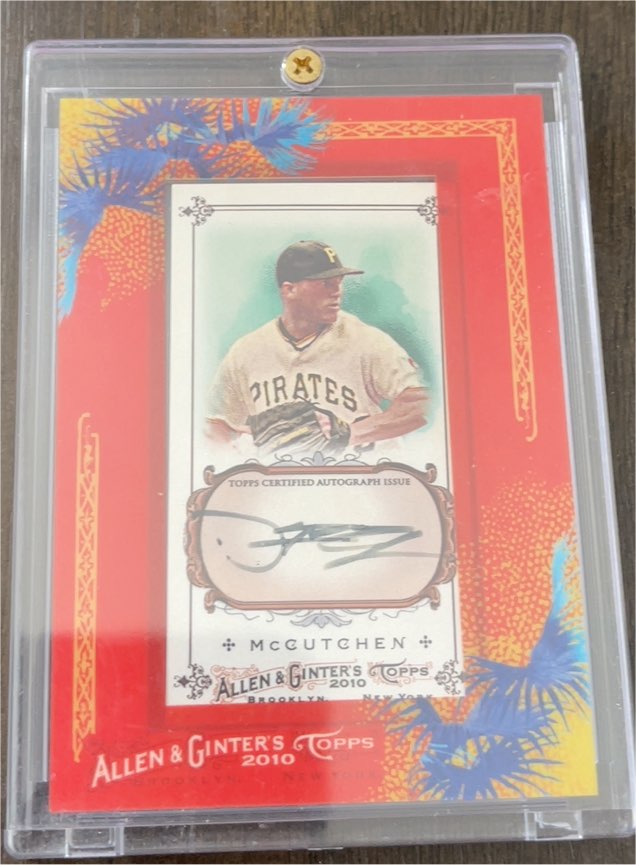 2010 Topps Allen & Ginter Autographs #AGA-DM Daniel McCutchen — front
