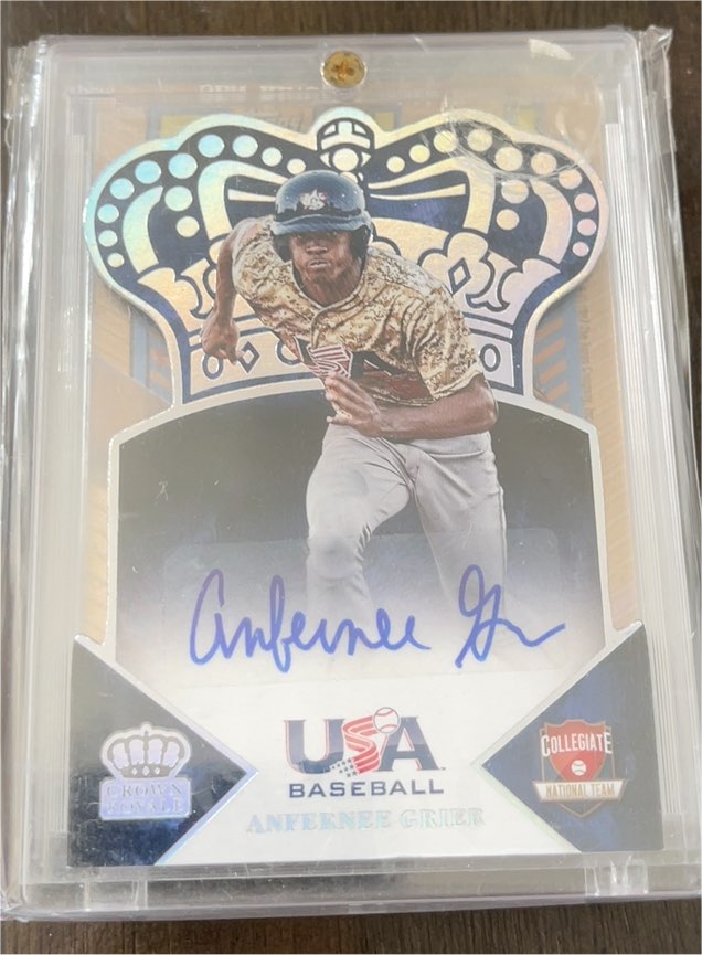 2015 Panini USA Baseball Crown Royale #6 Anfernee Grier — front