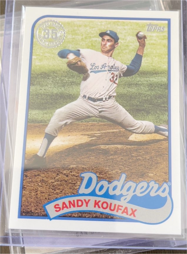 2024 Topps Series 2 #89B2-47 Sandy Koufax 1989 Topps Dodgers — front