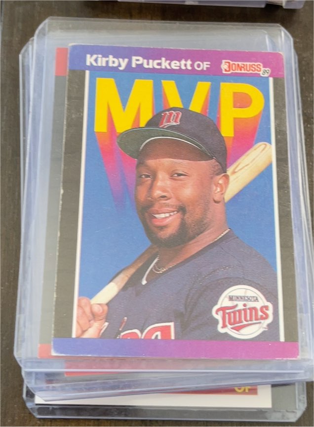 1989 Donruss MVP #BC-1 Kirby Puckett — front