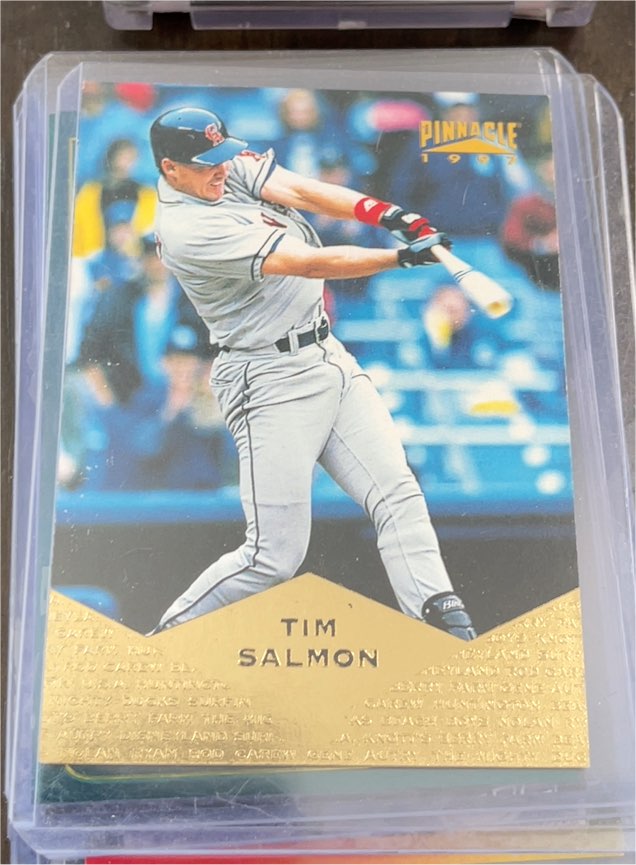 1997 Pinnacle #53 Tim Salmon — front