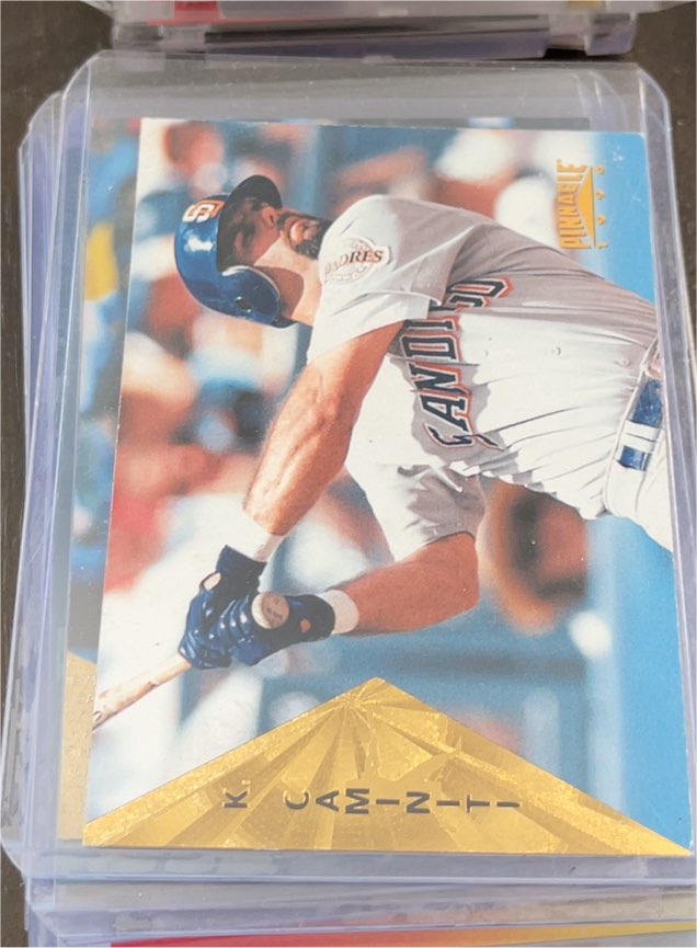 1996 Pinnacle #106 Ken Caminiti — front