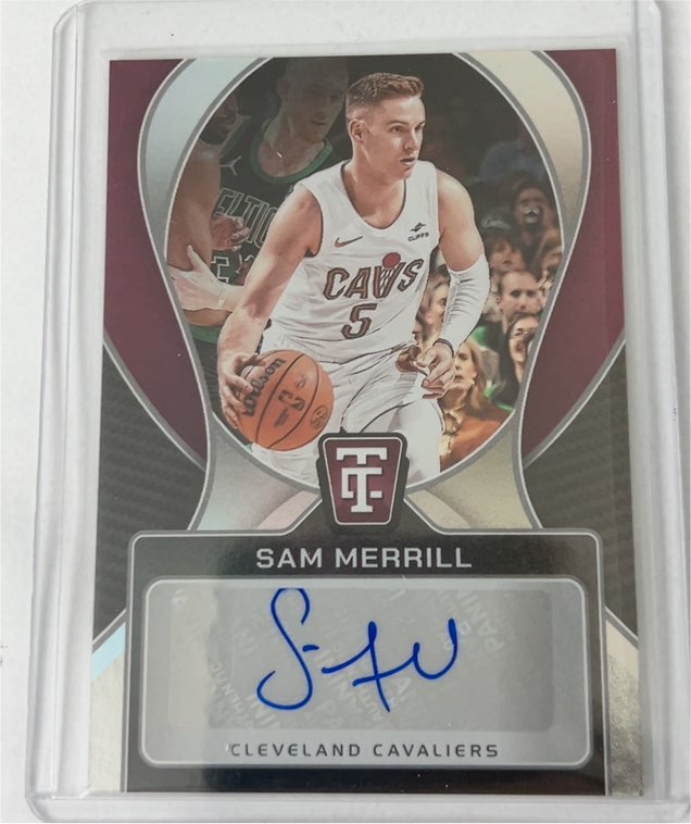 2024-25 Panini Totally Certified Signatures #TCS-MER Sam Merrill — front