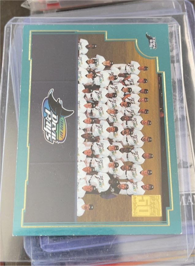 2001 Topps #779 Tampa Bay Devil Rays — front