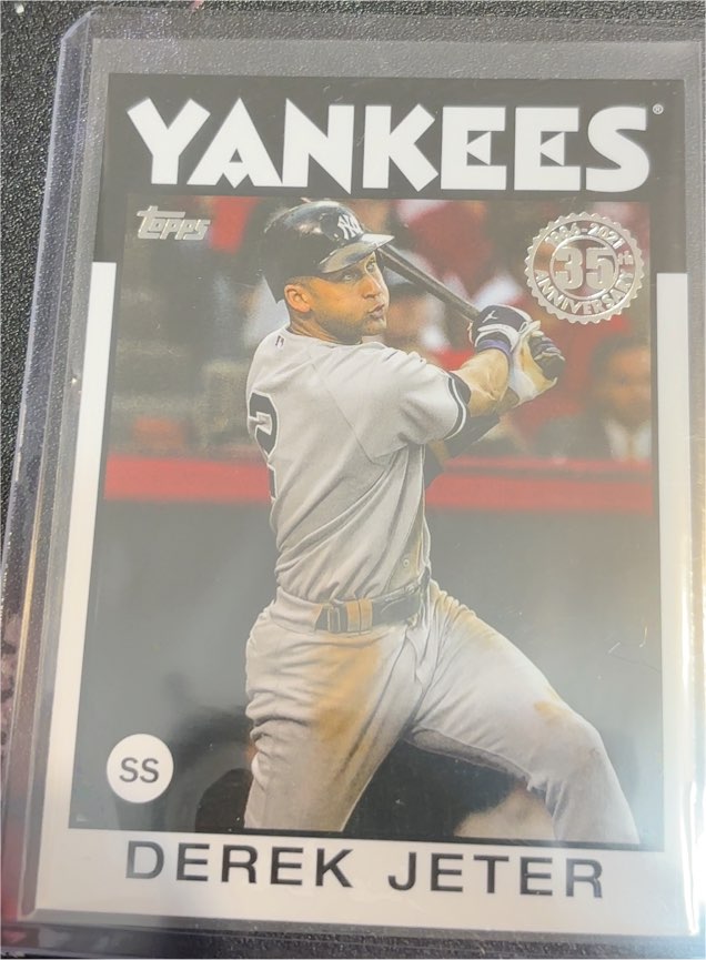 2021 Topps 1986 Topps 35th Anniversary #86B-98 Derek Jeter — front