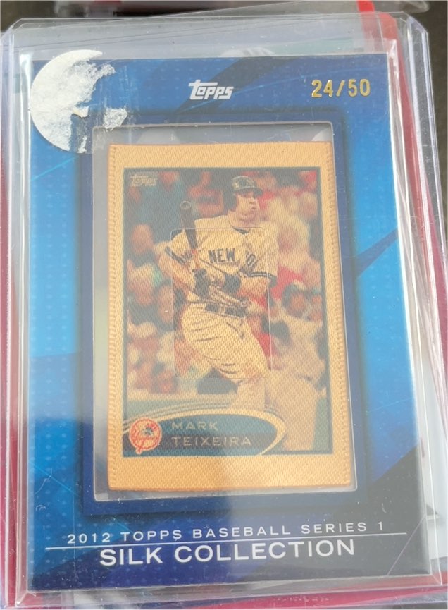 2012 Topps Silk Collection #SC248 Mark Teixeira — front