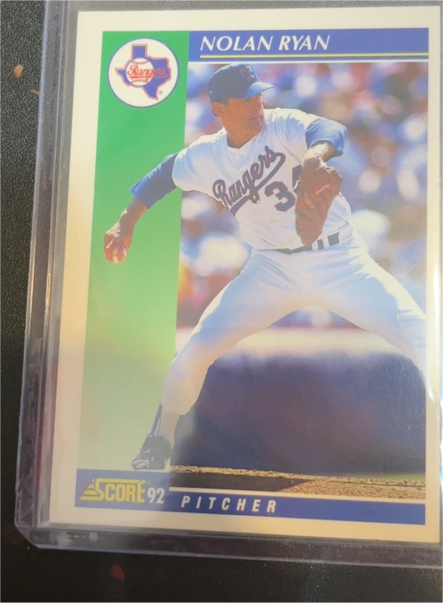 1992 Score #2 Nolan Ryan — front