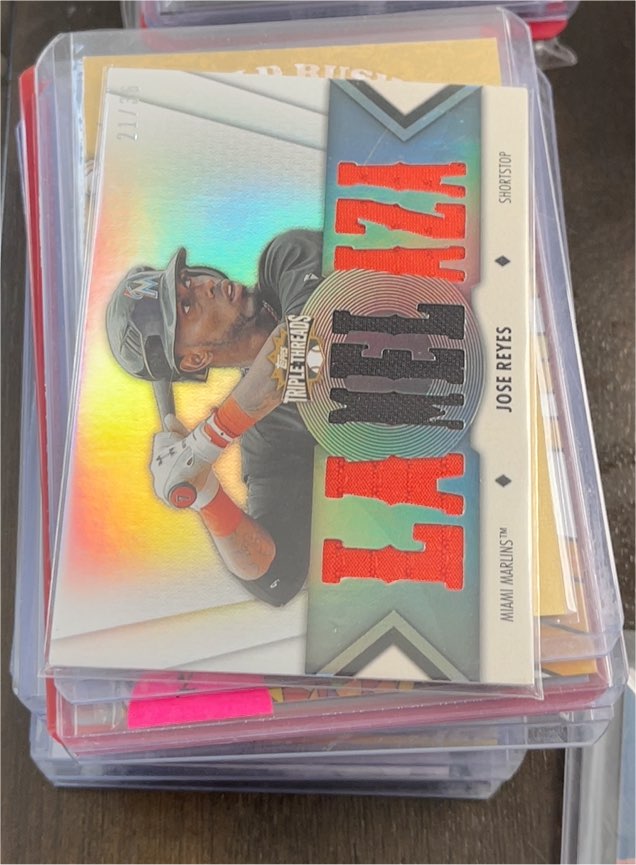 2012 Topps Triple Threads #LA-ME-172 Jose Reyes — front