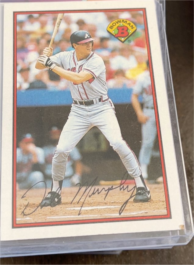 1989 Bowman #276 Dale Murphy — front