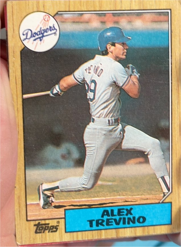 1987 Topps #173 Alex Trevino — front