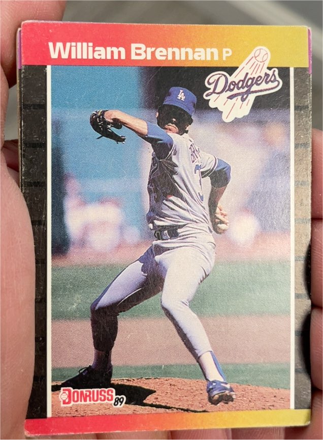 1989 Donruss #589 William Brennan — front